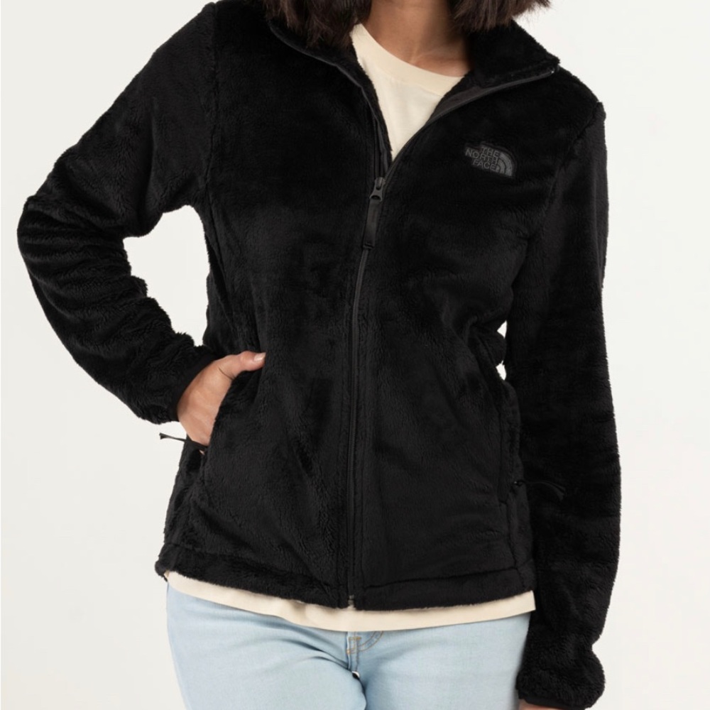 Black fuzzy north face